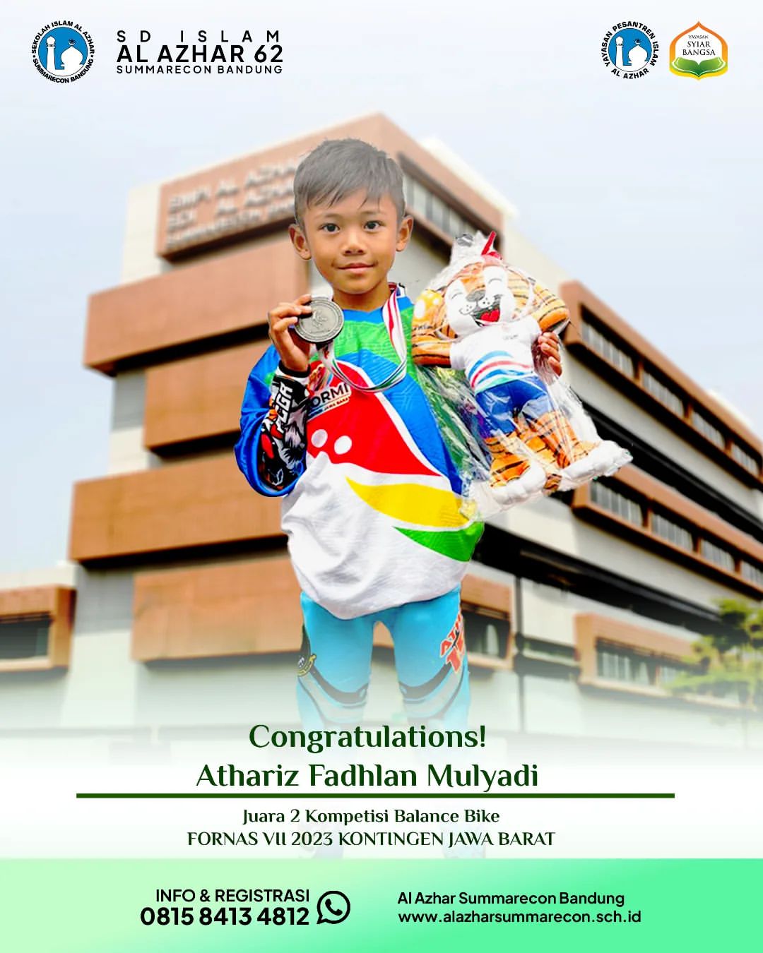 Congratulations! Athariz Fadhlan Mulyadi